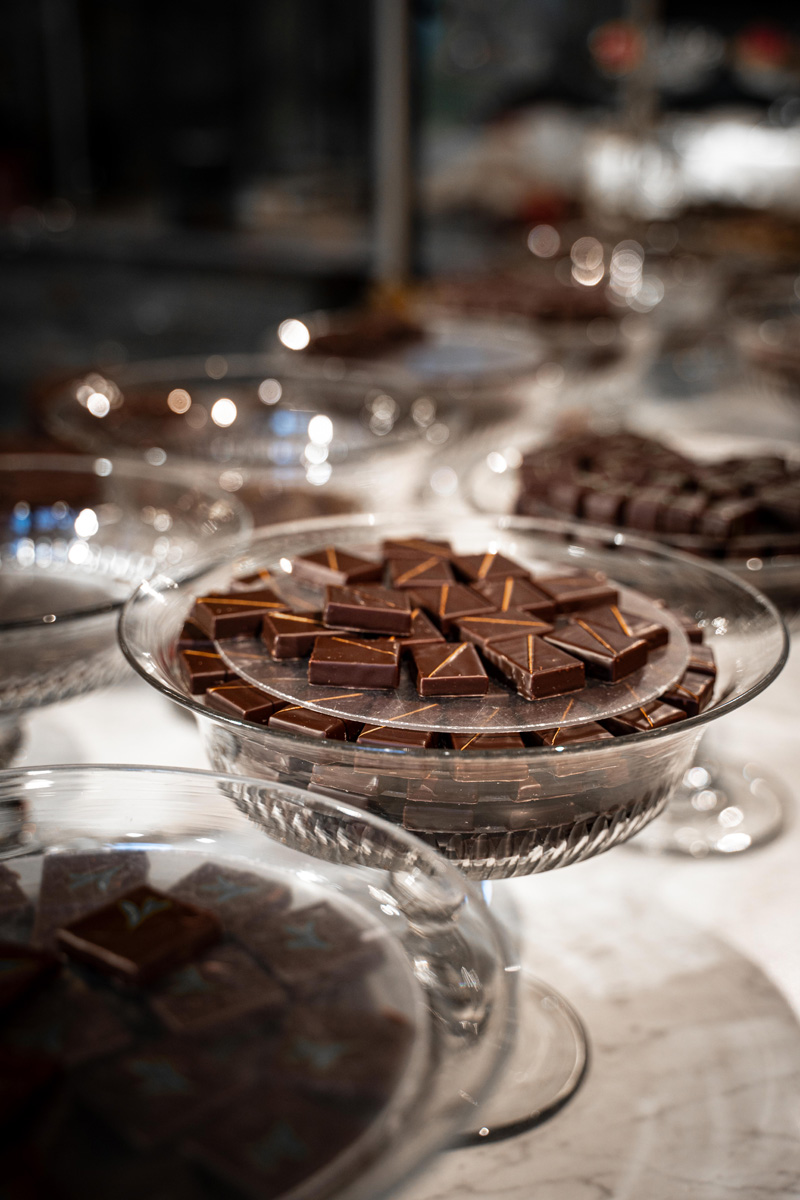 Présentoir de chocolats